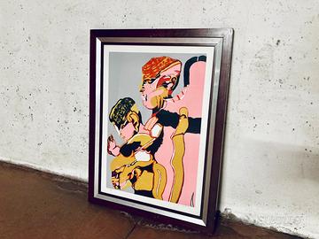 Litografia grande di Remo Brindisi certificata