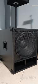 coppia subwoofer attivi 18"