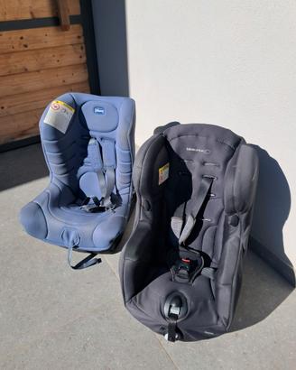 2 SEGGIOLINI auto SENZA isofix