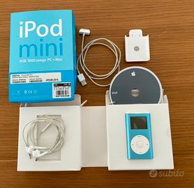 Apple Ipod Mini 4GB Blu 2 generazione M9802 -