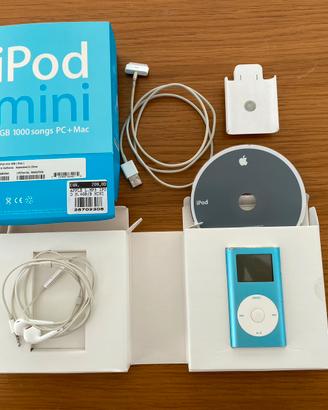 Apple Ipod Mini 4GB Blu 2 generazione M9802 -