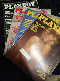 4 RIVISTE PLAYBOY ITALIA VINTAGE ANNI 70