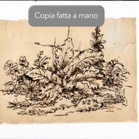 Copia disegno Ronzoni, inchiostro  e carta antica