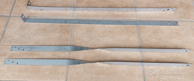 Coppia staffe fissaggio pannello solare termico