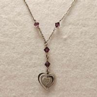 Collana donna cuore pendente