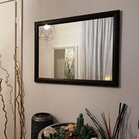 Specchio cornice in legno intarsiata