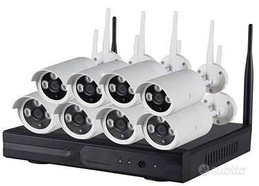 Kit videosorveglianza nvr wifi 8ch-8 telecamere