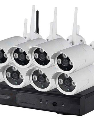 Kit videosorveglianza nvr wifi 8ch-8 telecamere