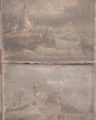 coppia antichi dipinti