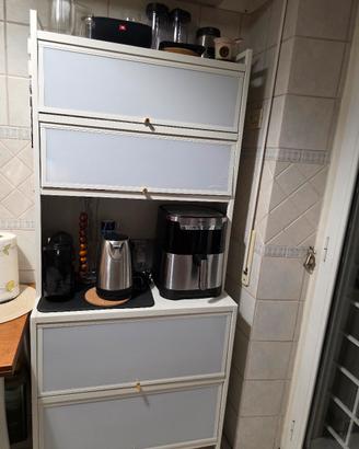 Credenza cucina a 5/6 piani facile trasporto