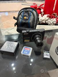 Nikon S6200 pari al nuovo +3schede Sd memoria