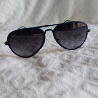 A980 Ray-ban Aviator Rb4211 Tg56 Argento E Celeste