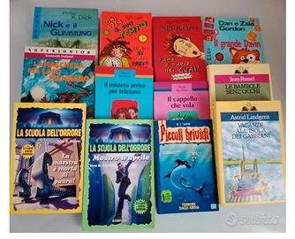 12 libri per ragazzi varia tipologia