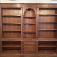 Mobile Libreria vintage in legno pregiato