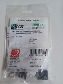 Connettore modulo presa RJ45 ethernet dati