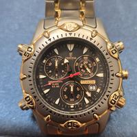 orologio vintage cronografo festina titanio oro