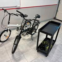 Coppia di bici pieghevoli (con carrello)