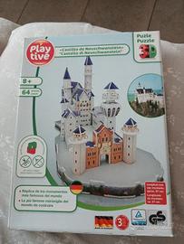 Puzzle 3D castello di Neuschwanstein