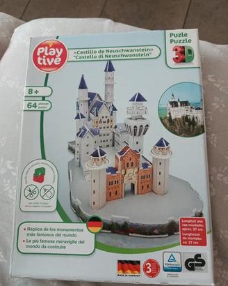 Puzzle 3D castello di Neuschwanstein