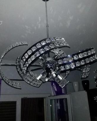 Lampadari più applique più 2 abasciur e un lume