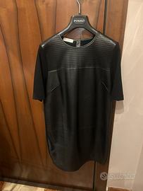 Pinko mini abito in vera pelle