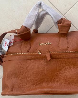 Borsa pelle Braccialini nuova