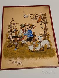 quadretto vintage francese anni '40'50 