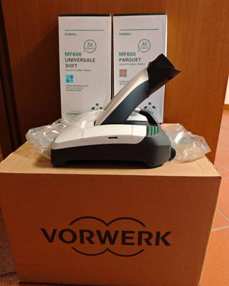 Worwerk pulilava SP600S NUOVA con 6 panni Folletto