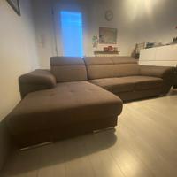 Divano con chaise longue estendibile divano letto