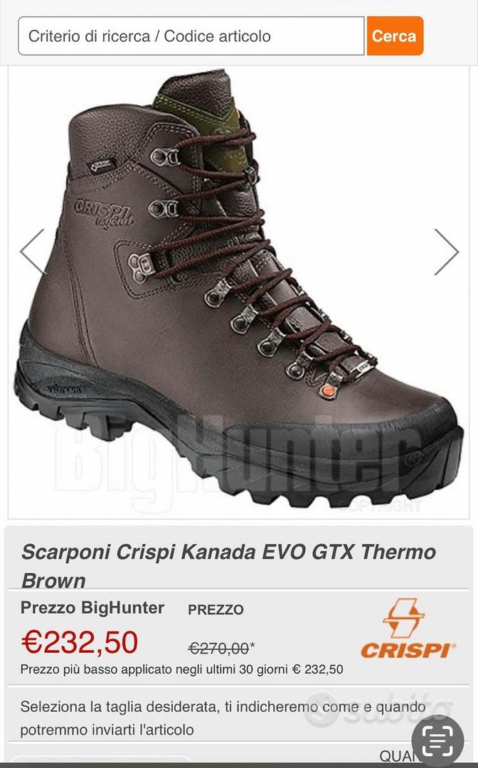 Crispi kanada sale evo gtx prezzo