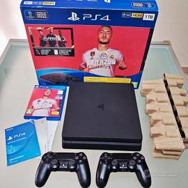 ps4 SLIM da 1 TB+2 joystick +scatola e 3 giochi