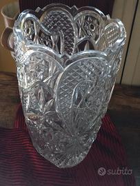 Vaso cristallo di Boemia anni 50/60