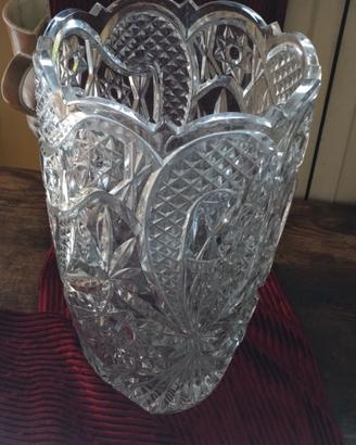 Vaso cristallo di Boemia anni 50/60
