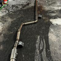 Scarico completo inox 60mm fiat uno turbo/TD