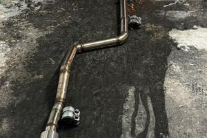 Scarico completo inox 60mm fiat uno turbo/TD