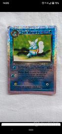carta Pokémon Dark Wartortle Vintage 