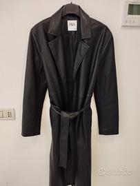 cappotto zara ecopelle