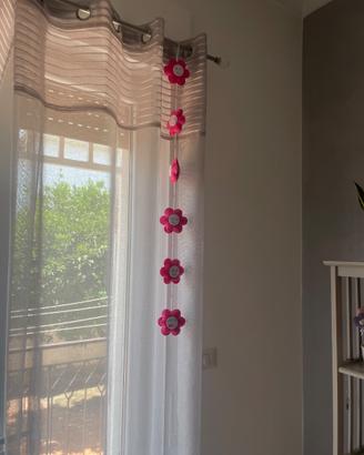 Decorazione per tende cameretta bambina 🌺