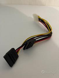 Cavo adattatore splitter alimentazione MOLEX-SATA