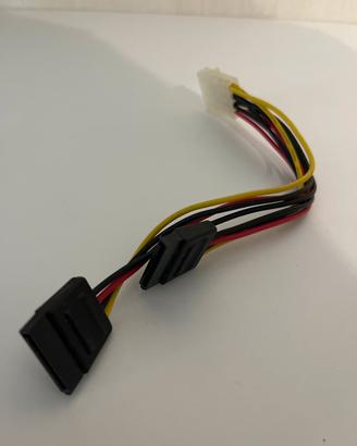 Cavo adattatore splitter alimentazione MOLEX-SATA