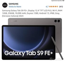 Samsung TAB S9 FE+ spen 12.4 WIFI -8/128 GREY 