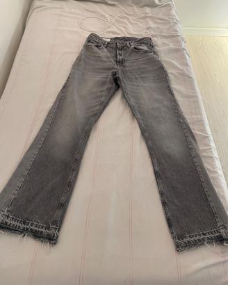 jeans flared zara come nuovi