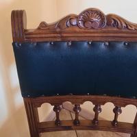 Sedia in noce stile Enrico II – Buono stato