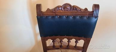 Sedia in noce stile Enrico II – Buono stato