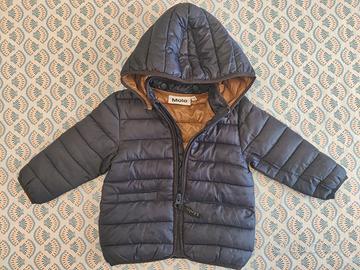 Piumino Leggero con Cappuccio per Bambini blu-MOLO
