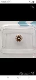 Diamante Naturale 0.61 ct Fancy Vivid Brown