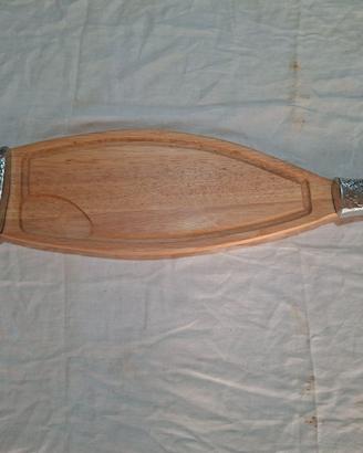 Taglieri servizio in legno + combo vass