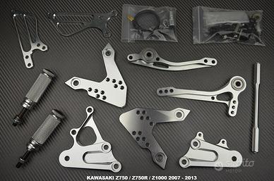 Pedane arretrate KAWASAKI Z 750 / Z1000 2007 2013