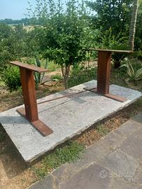 tavolo giardino in pietra 