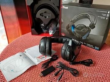 Trust Cuffia Gaming Gxt 393 Magna Filari Wireless